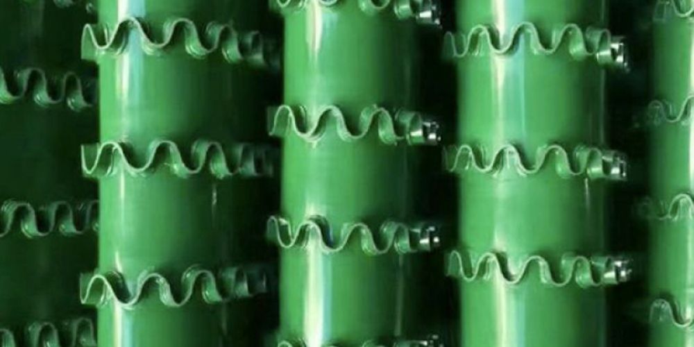 How can the material safety of conveyor belts in the food packaging industry be guaranteed